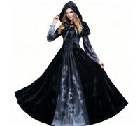 Black Bat Fallen Angel Devil Vampire Witch Dress (L)