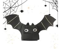 Black Bat Hat - Halloween Costume, Unique Accessory | Felt Hat with Bat Wings Novelty for Cosplay, Perfect for Theme Parties and Fear Celebrations