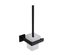 Black Bathroom Hardware Fixed Towel Rack Tissue Robe Hook 304 Stainless Steel Pendant Acces,toilet brush holder