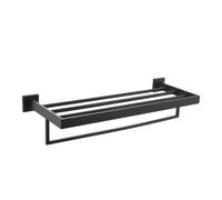 Black Bathroom Hardware Fixed Towel Rack Tissue Robe Hook 304 Stainless Steel Pendant Acces,towel rack