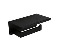Black Bathroom Hardware Set - Stainless Steel Towel Holder, Toilet Paper Holder, Liquid Soap Dispenser, Towel Rack, Bathroom Accessories, Modern Design for Stylish Restrooms