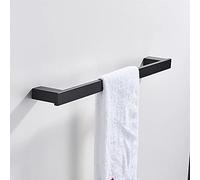 Black Bathroom Towel Rack Set, Bath Accessories, Robe Hook, Towel Holder, Tower Shelf, Toilet Paper Holder, Stylish Bathroom Storage Solutions, Easy Installation
