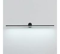 Black Bathroom Vanity Light Fixtures Bathroom Wall Lamp Over Mirror,Modern Linear LED Wall Sconce,Brushed Wall Light Strip for Bedroom Living Room Dining Room Stairs Porch Hallway Bathroom