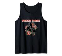 Black Bear and Roses Pigeon Forge Smoky Mountains Travel Tank Top
