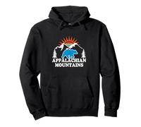 Black Bear In The Appalachian Mountains Hiking Camping Pullover Hoodie