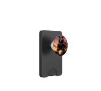 Black Bear on Bald Eagle American Flag Glasses USA PopSockets PopWallet for MagSafe