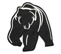Black Bear Patch Iron On Patch Sew On Embroidery Badge Cartoon Patch