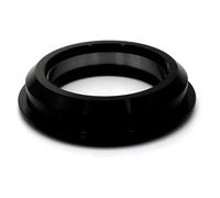 Black Bearing Semi-integrated Zs56/40 Lower Headset Silver One Size Black