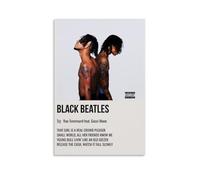 Black Beatles Rae Sremmurd Poster; Room Aesthetics, Canvas Oil Painting, Album/movie Poster Hanging Picture