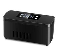 (black) Beauty Serum Solution Storage Equipment Insulin Cooler Portable Mini Fridge Pill Case Medicine Box Refrigerator Cold Storage Pill Organizer