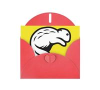 Black Beaver Print Greeting Cards With Envelopes,Holiday,Birthday,Wedding,And All Occasions