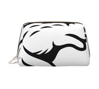 Black Beaver Toiletry Pouch, Travel-Friendly Makeup Organizer for Makeup Brushes, Lipsticks