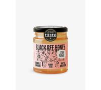 Black Bee Honey - Starflower Honey Pure British Borage Light Sweet and Floral, Unprocessed, Single Source from Hive to Jar, Never Blended - Delicious on Toast or Soothing in Drinks, 227g Glass Jar