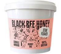 Black Bee Honey - Starflower Pure Honey, British Borage Light Sweet Subtly Floral, Unprocessed, Single Source from Hive to Jar, Never Blended - Delicious on Toast or Soothing in Drinks, 1Kg Tub