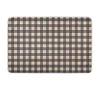 Black Beige Buffalo Plaid Extra Large Resuable Training Pee Pads for Kids Water Resistant Diaper Changing Mat Anti-Lip Pad Liner for Kids Adults Pets 52" L x 34" W