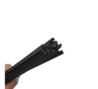 Black/Beige Plastic Welding Rods 200mm Length Sticks 5x2.5mm for Car Bumper Repair Tools Hot Air Welder Machine Gun Welding Rods Wires Sticks(10pcs,ABS-Black 300mm)