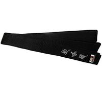 Black Belt SILVER MATSUMOTO With Embroidery in Japanese 300cm For Men/Women Karate, Kickboxing, Shotokan, Shito-Ryu, Goju Ryu, All Styles Of Martial Arts Karate Black Belt Shihan Master Kenpo