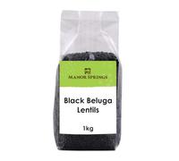 Black Beluga Lentils 1kg by Manor Springs