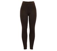 Black Berry New Ladies Thick Winter Stretchy Thermal Leggings Fleece Lined Warm Size S/M, M/L,L/XL, UK (LP-100-CHOCOLATE-M/L)