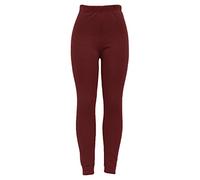 Black Berry New Ladies Thick Winter Stretchy Thermal Leggings Fleece Lined Warm Size S/M, M/L,L/XL, UK (LP-100-WINE-L/XL)