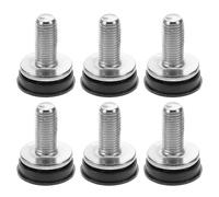 Black Bicycle Crank Arm Fixing Bolts M8 Steel 6pcs for Bike