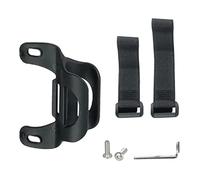 Black Bicycle Holder Cycling Mount Clip Bicycle Bracket ABS Bike Double Mouth Air Cylinder Lamp Clip Frame Mount