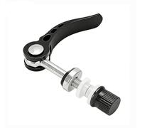 Black Bicycle Quick Release Clamp,Bicycle Parts,Folding Saddle Seat Post for Folding Bike, Mountain Bike Cam Lever Bolt, Convenient to Take, Seats and Saddles, Bike Seat Clamps, 5.0mm x 2.36 inches