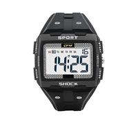 (black) Big Numbers Easy To Read 50 Meter Water Resistant Men Digital Watch Outdoor Sport