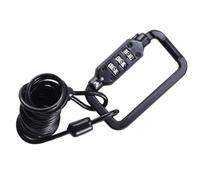 Black Bike Helmet Lock Combination Password Lock for Bicycles