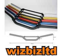 Black Bike-It Motorcycle Medium Braced Handlebars 22.2mm 7/8 Diameter HBM03BLK