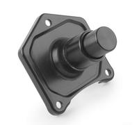 Black Billet Aluminum Push Button Starter Solenoid Cover for Twin Cam For Dyna For Big Twin 1991 Later, Replaces Handlebar Switch For Relay and Wires