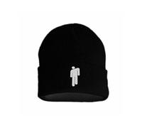 (Black) Billie Eilish Beanie Hot Topic Knit Hat Stretchy Cap Women Men Cosplay Knit Hat