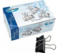 Black Binder Clips Large Paper Clamps Foldback Bulldog Clips for Office Stationery, Printer Paper (144 Pcs, 51mm)