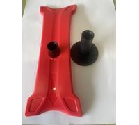 Black birdie Golf Launch platform Mat save fairway Winter Rules Practice 2 Rubber Tees