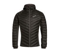 Berghaus Men's Tephra Stretch Reflect Hooded Insulated Down Jacket | Extra Warmth | Durable Design, Black, 2XL