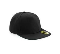 (Black/Black) Beechfield Unisex Adult Original Flat Peak Snapback