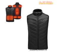 (black, Black District 9. M) Men's Usb Heated Vest - Intelligent, Constant Temperature Heating Clothing