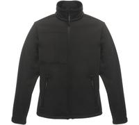 (Black / Black, XXL - Chest 46-48" (117-122cm)) Regatta Professional Mens Octagon II Warm Three Layer Softshell Jacket