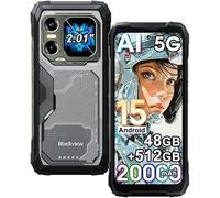 (black) Blackview XPLORE 1 Pro AI 5G Rugged Phone, 20000mAh/55W 48GB 512GB Rugged Smartphone Unlocked, 6.78" 2.4K,black/orange