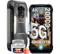 (black) Blackview XPLORE 2 Dimensity 8300 AI 5G Unlocked Rugged Phone Android 15, 20000mAh Battery 48GB 1024GB,6.73" Outdoor Mobile Phones, black