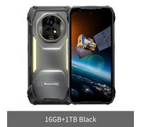 (Black) Blackview XPLORE 2 Satellite Rugged Smartphone Android 15 20000mAh Battery,16GB 1TB,Black