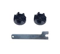 Black Blender Drive Coupling WP9704230 Fits for KitchenAid KSB5 KSB3 KSB5WH Blenders Compatible with 9704230 AP6013694 WP9704230VP PS11746921 (with Spanner)