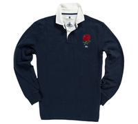 Black & Blue 1871 | England 1871 Away Rugby Shirt | Vintage Rugby Shirt | Navy XL