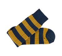 Black & Blue 1871 Heritage Merino Sock (Marlborough Nomads - Blue/Yellow, 6½-9)
