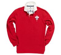Black & Blue 1871 | Wales 1881 | Vintage, Classic Cotton Rugby Shirt S