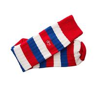 Black & Blue 1871 Weekender Socks (Lausanne - Red/White/Blue, 6½-9)