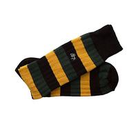 Black & Blue 1871 Weekender Socks (Ravenscourt Park - Black/Green/Yellow, 6½-9)