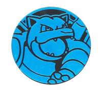 Black & Blue Clear Blastoise Oversized Coin