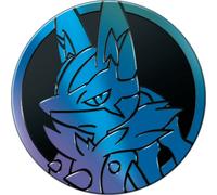 Black & Blue Clear Mega Lucario Oversized Coin