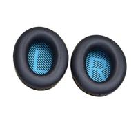 (Black Blue) Compatible With Bose Quietcomfort Ear Cushions For Qc15 Qc25 Qc35 Ae2 Headphones Replacement Ear-pads Cushions 1 Pair